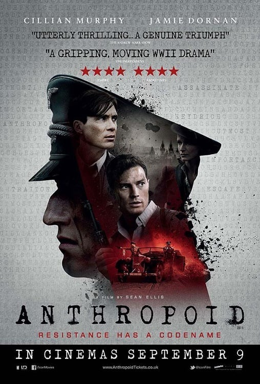 ดูหนังออนไลน์ Anthropoid (2016) แอนโธรพอยด์ ปฏิบัติการพิฆาตนาซี