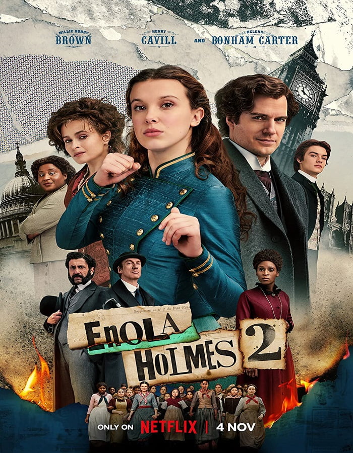 ดูหนังออนไลน์ Enola Holmes 2 (2022) เอโนลา โฮล์มส์ 2