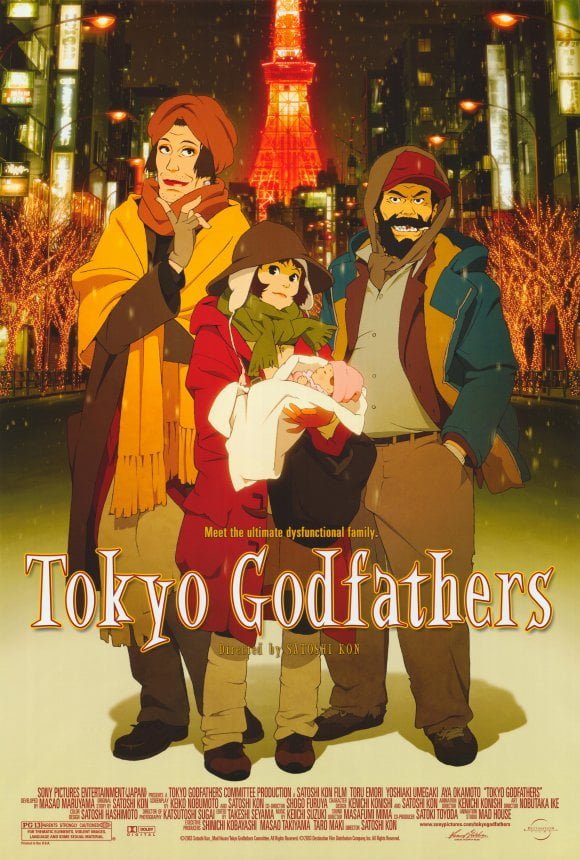 ดูหนังออนไลน์ Tokyo Godfathers (2003) โตเกียว ก็อตฟาเธอร์ เมตตาไม่มีวันตาย